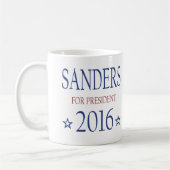 Bernie Sanders voor President 2016 Koffiemok (Links)