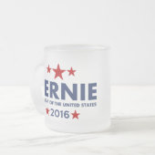 Bernie Sanders voor President 2016 Matglas Koffiemok (Voorkant links)