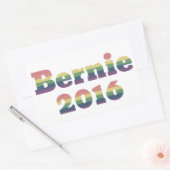 Bernie Sanders voor President 2016 Rechthoekige Sticker (Envelop)