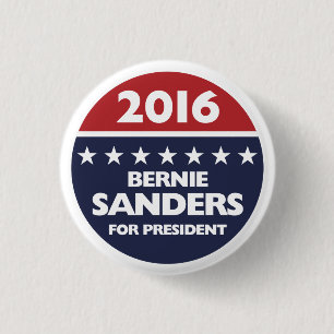 Bernie Sanders voor president 2016 Ronde Button 3,2 Cm