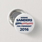 Bernie Sanders voor president 2016 Ronde Button 3,2 Cm (Voorkant /achterkant)