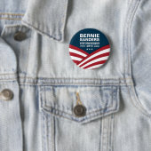 Bernie Sanders voor President 2016 Ronde Button 5,7 Cm (In situ)