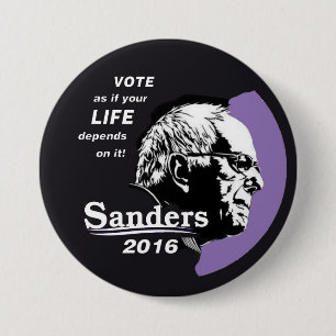 Bernie Sanders voor President 2016 Ronde Button 7,6 Cm