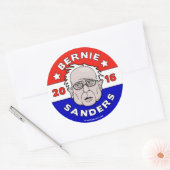 Bernie Sanders voor President 2016 Sheet Ronde Sticker (Envelop)