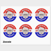 Bernie Sanders voor President 2016 Sheet Ronde Sticker (Vel)