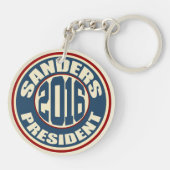 Bernie Sanders voor President 2016 Sleutelhanger (Achterkant)