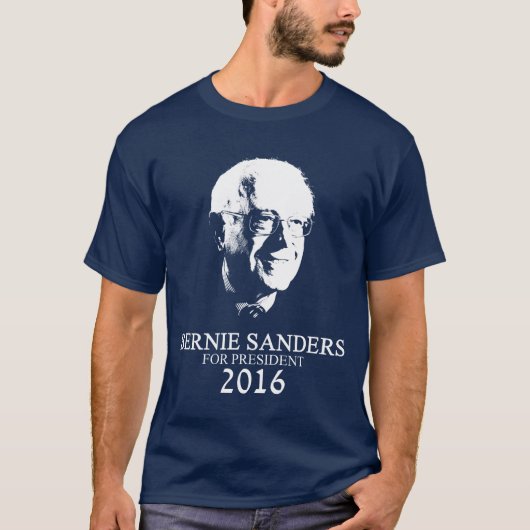 Bernie Sanders voor President 2016 T-shirt (Voorkant)