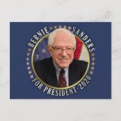 Bernie Sanders voor President 2020 Democraat Foto Briefkaart (Voorkant)