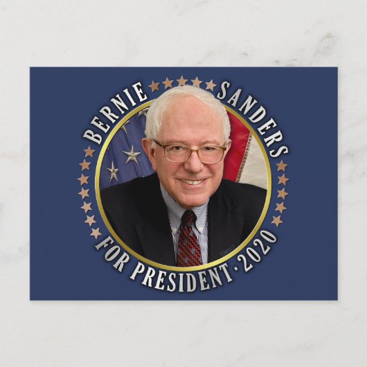 Bernie Sanders voor President 2020 Democraat Foto Briefkaart (Voorkant)