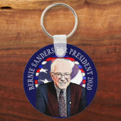 Bernie Sanders voor President 2020 Sleutelhanger (Voorkant)