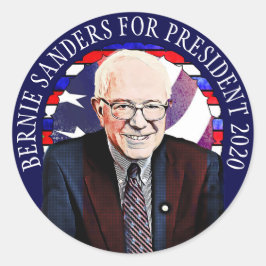 Bernie Sanders voor President 2020 Support Sticker
