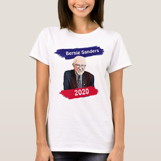 Bernie Sanders voor President 2020 T-shirt (Voorkant)