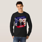 Bernie Sanders voor President 2020 T-shirt (Voorkant volledig)
