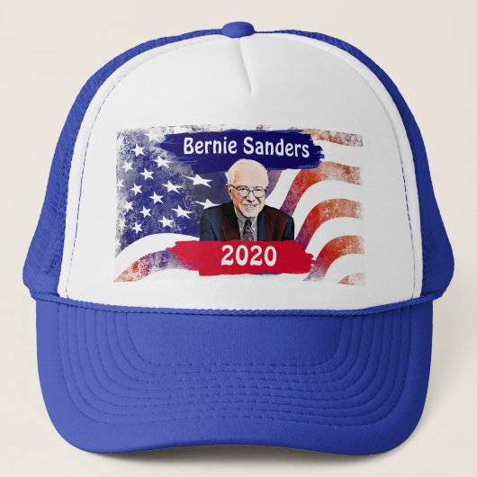 Bernie Sanders voor President 2020 Trucker Pet (Voorkant)