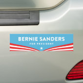 Bernie Sanders voor President Bumpersticker (Op auto)