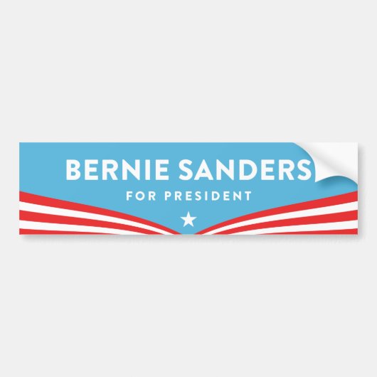 Bernie Sanders voor President Bumpersticker (Voorkant)