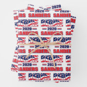 Bernie Sanders voor President in 2020 Inpakpapier Vel (In situ)
