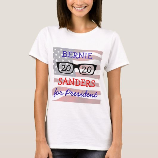 Bernie Sanders voor President in 2020 T-shirt (Voorkant)