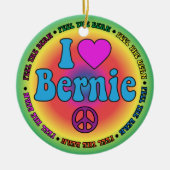 Bernie Sanders voor President Keramisch Ornament (Voorkant)