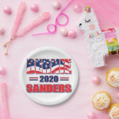 Bernie Sanders voor President Papieren Bordje (Feest)