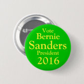 Bernie Sanders voor President Ronde Button 5,7 Cm (Voorkant /achterkant)