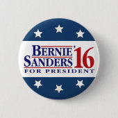 Bernie Sanders voor President Ronde Button 5,7 Cm (Voorkant)