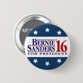Bernie Sanders voor President Ronde Button 5,7 Cm (Voorkant /achterkant)