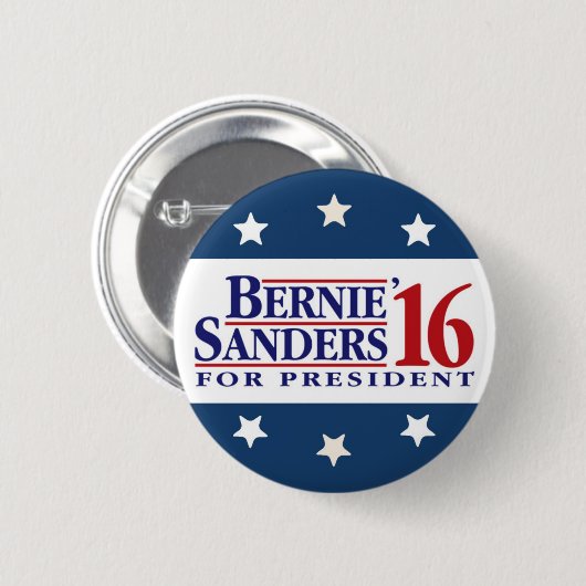 Bernie Sanders voor President Ronde Button 5,7 Cm (Voorkant /achterkant)