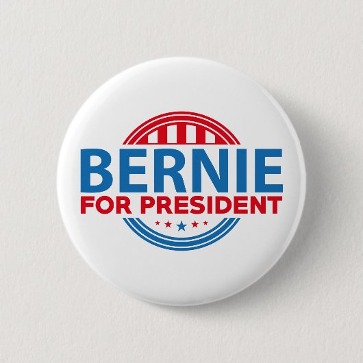 Bernie Sanders voor President Ronde Button 5,7 Cm (Voorkant)