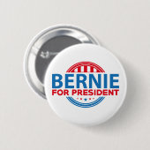 Bernie Sanders voor President Ronde Button 5,7 Cm (Voorkant /achterkant)