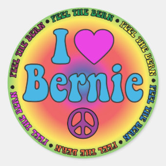 Bernie Sanders voor President Ronde Sticker