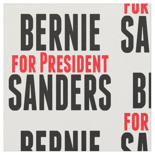 Bernie Sanders voor President Stof (Close Up)