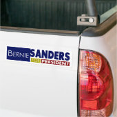 Bernie Sanders voor President V1 Bumpersticker (Op Truck)
