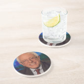 Bernie Sanders Zandsteen Onderzetter (Zijkant)