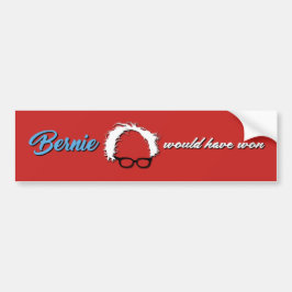 Bernie Sanders zou Bumpersticker hebben gewonnen