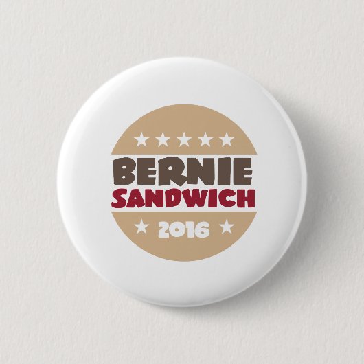 Bernie Sandwich Ronde Button 5,7 Cm (Voorkant)