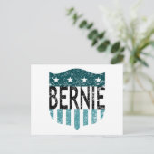 BERNIE sterren en strepen Briefkaart (Staand voorkant)