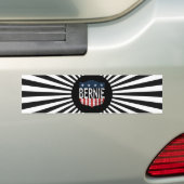 BERNIE sterren en strepen Bumpersticker (Op auto)