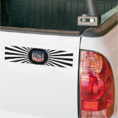 BERNIE sterren en strepen Bumpersticker (Op Truck)