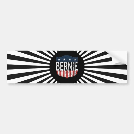 BERNIE sterren en strepen Bumpersticker (Voorkant)