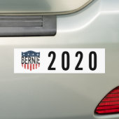 BERNIE sterren en strepen Bumpersticker (Op auto)
