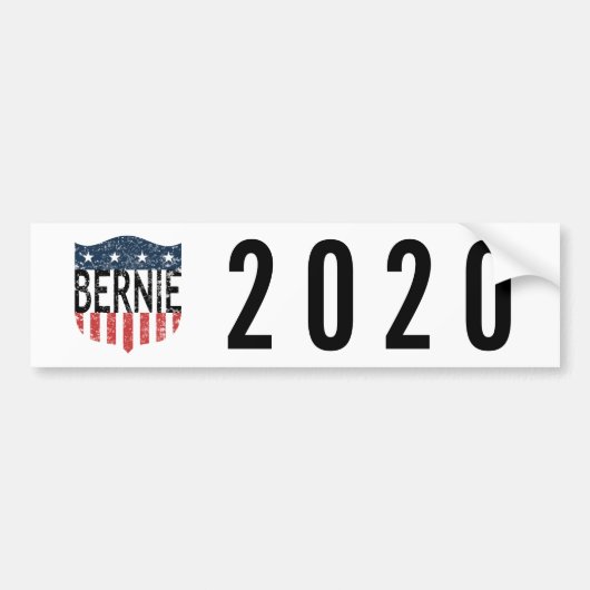 BERNIE sterren en strepen Bumpersticker (Voorkant)