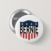 BERNIE sterren en strepen Ronde Button 5,7 Cm (Voorkant /achterkant)