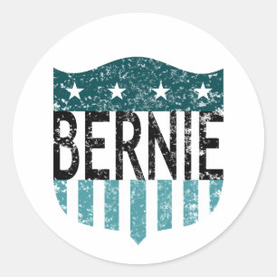 BERNIE sterren en strepen Ronde Sticker