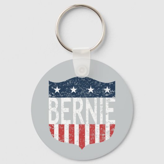 BERNIE sterren en strepen Sleutelhanger (Voorkant)