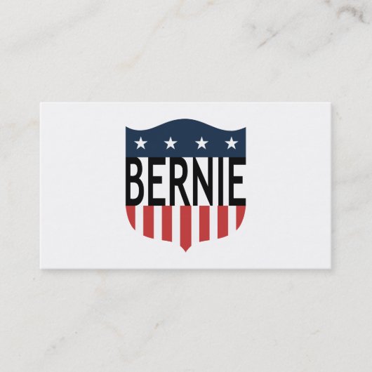 BERNIE sterren en strepen Visitekaartje (Voorkant)