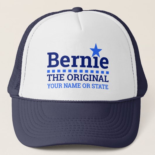 Bernie The Original Personalized Sanders 2020 Trucker Pet (Voorkant)