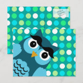Bernie the Owl Briefkaart (Voorkant / Achterkant)