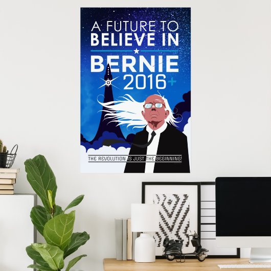 Bernie - Toekomst om in te geloven Poster (Thuiskantoor)