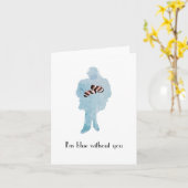 Bernie Valentijnsdag over lange afstand Kaart (Gele Bloem)